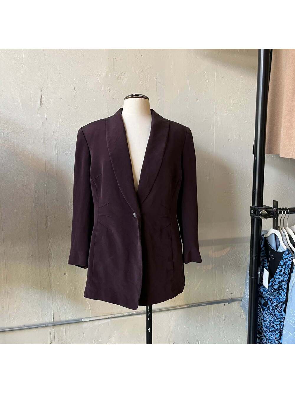 Dana Buchman Purple Silk Blazer (14)